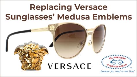 versace glasses replacement arms|Versace eyeglasses parts.